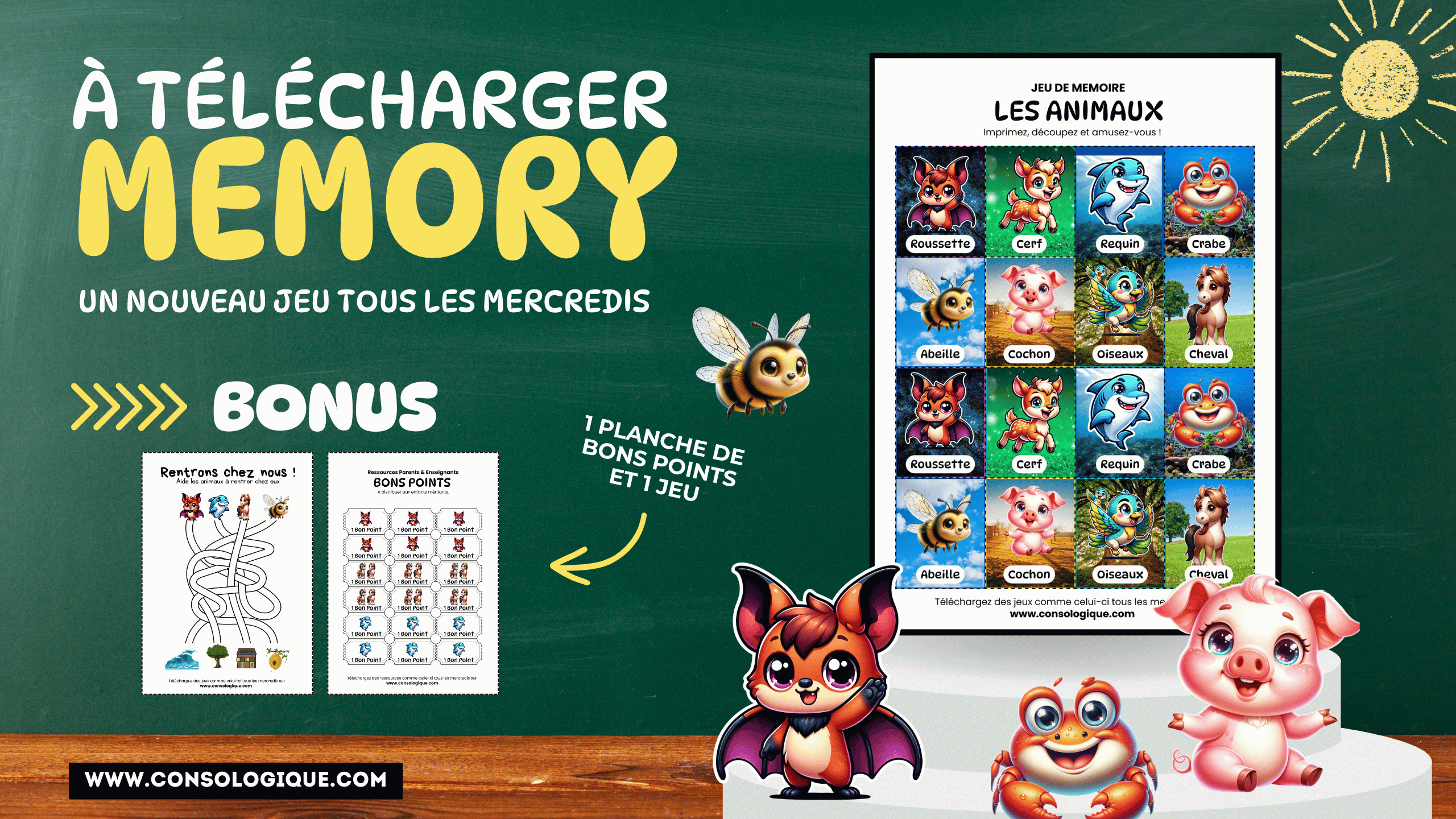 Memory des animaux